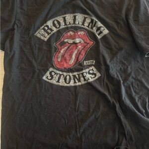 The Rolling Stones Black and Red Men's Shirt